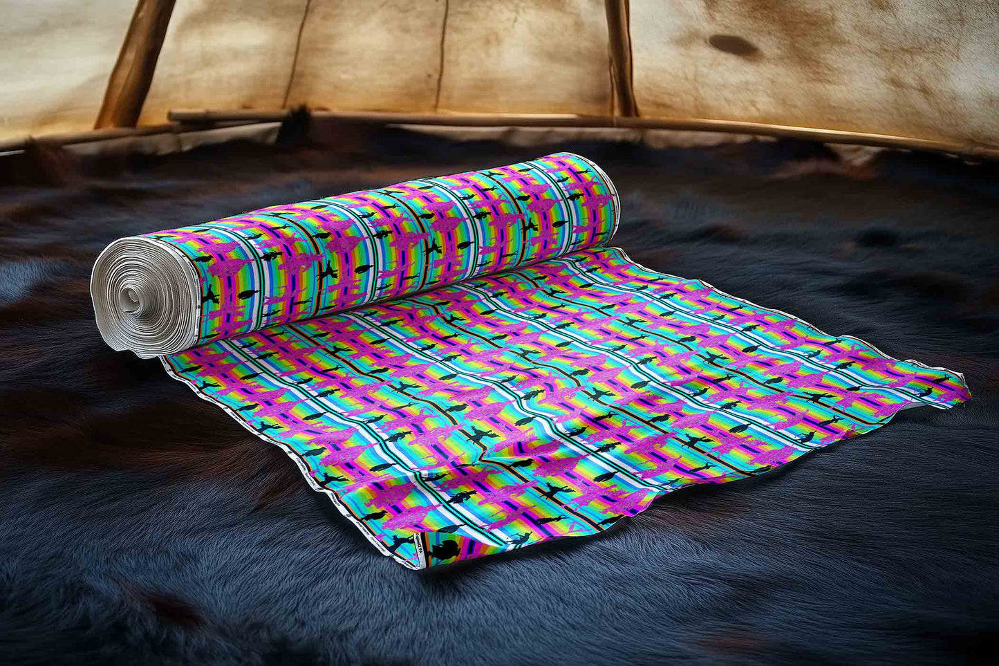 Dancers Sunset Contest Fabric
