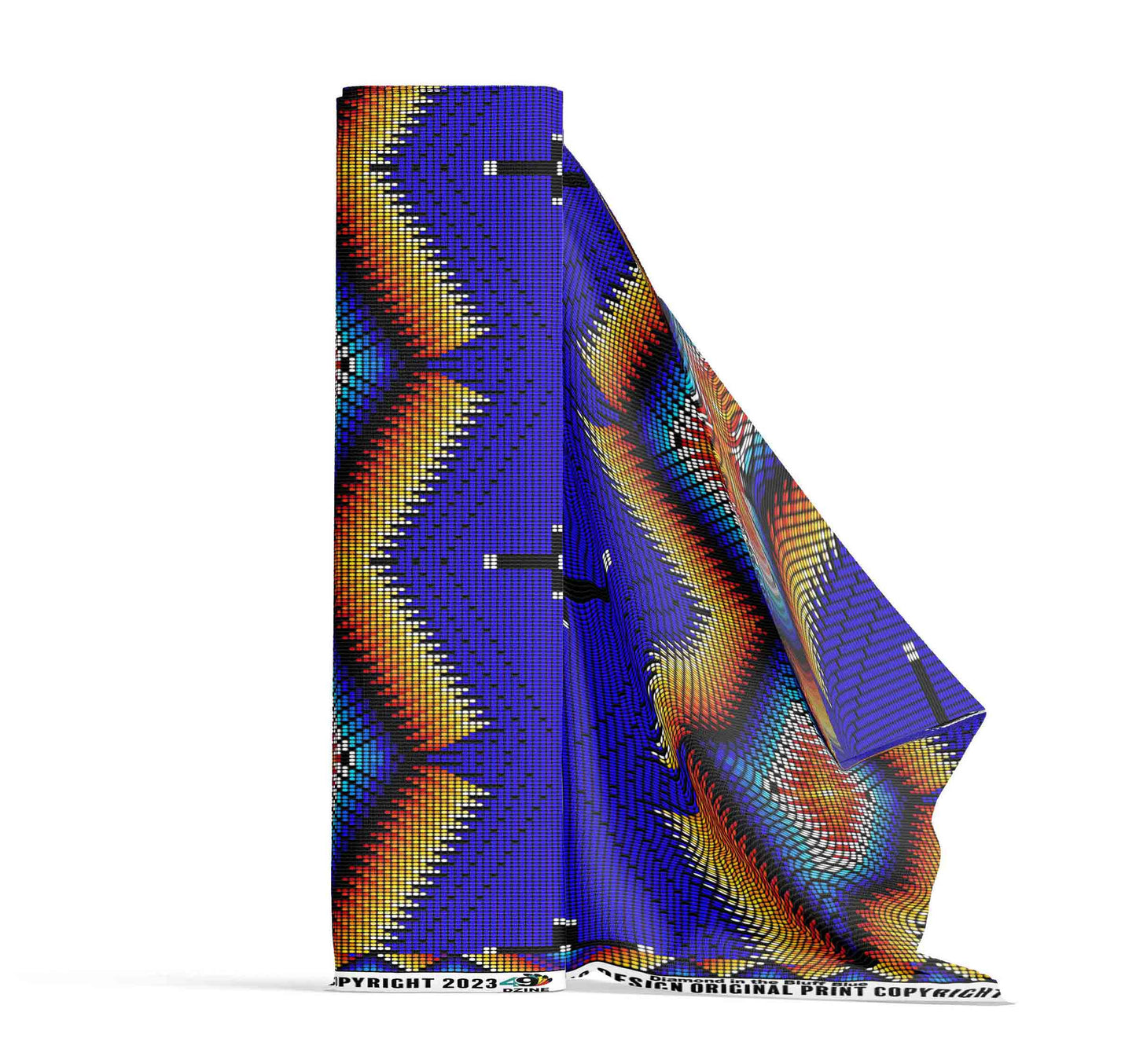 Diamond in the Bluff Blue Fabric