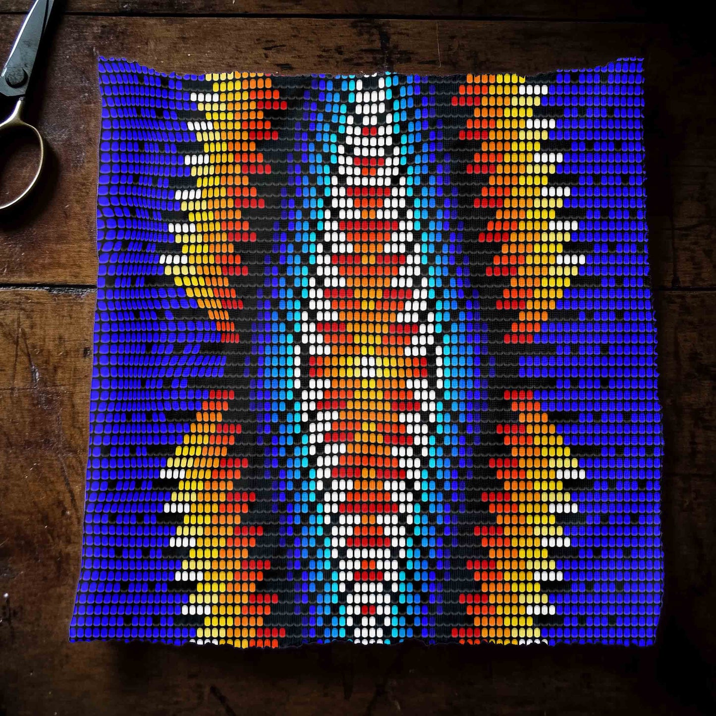 Diamond in the Bluff Blue Fabric