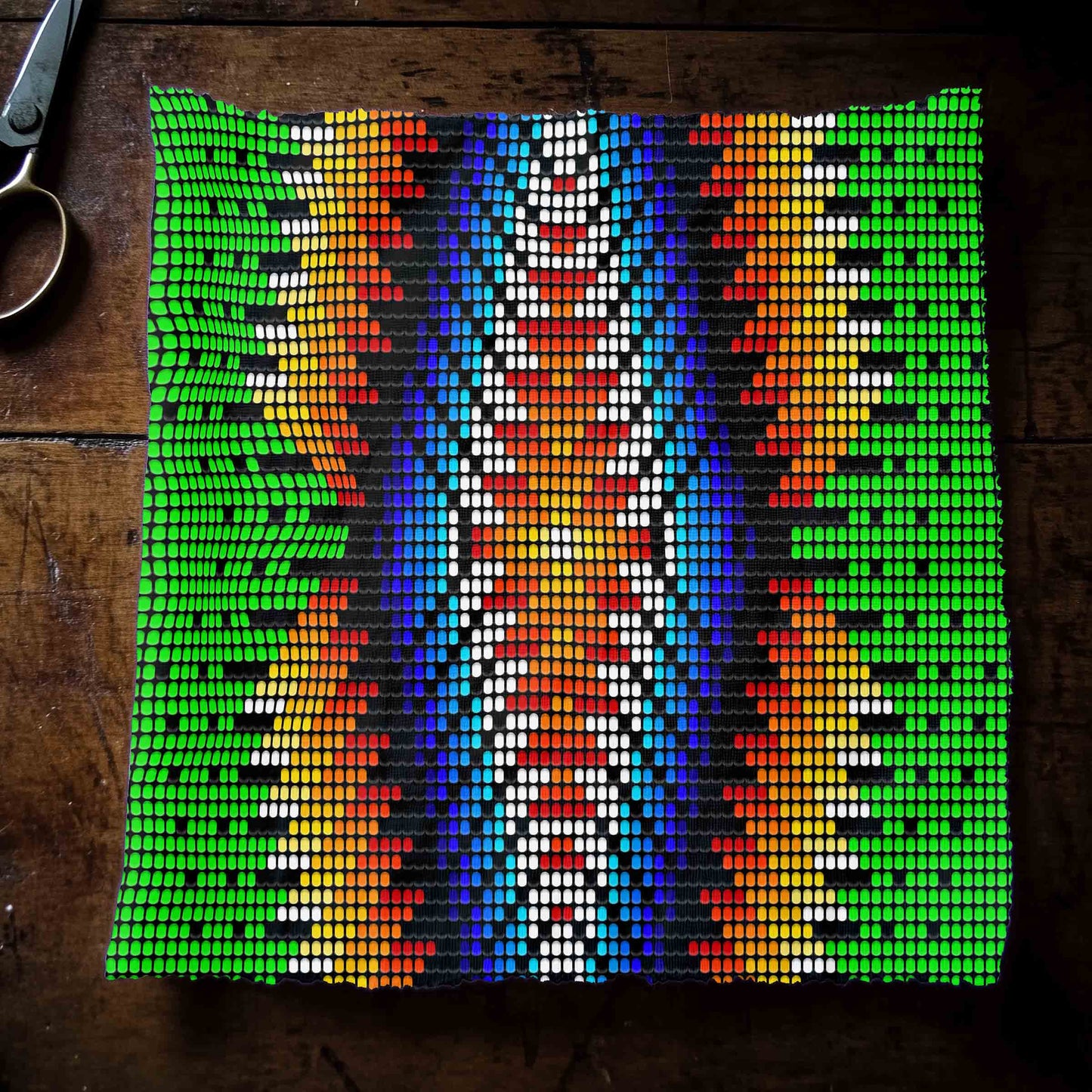 Diamond in the Bluff Lime Fabric