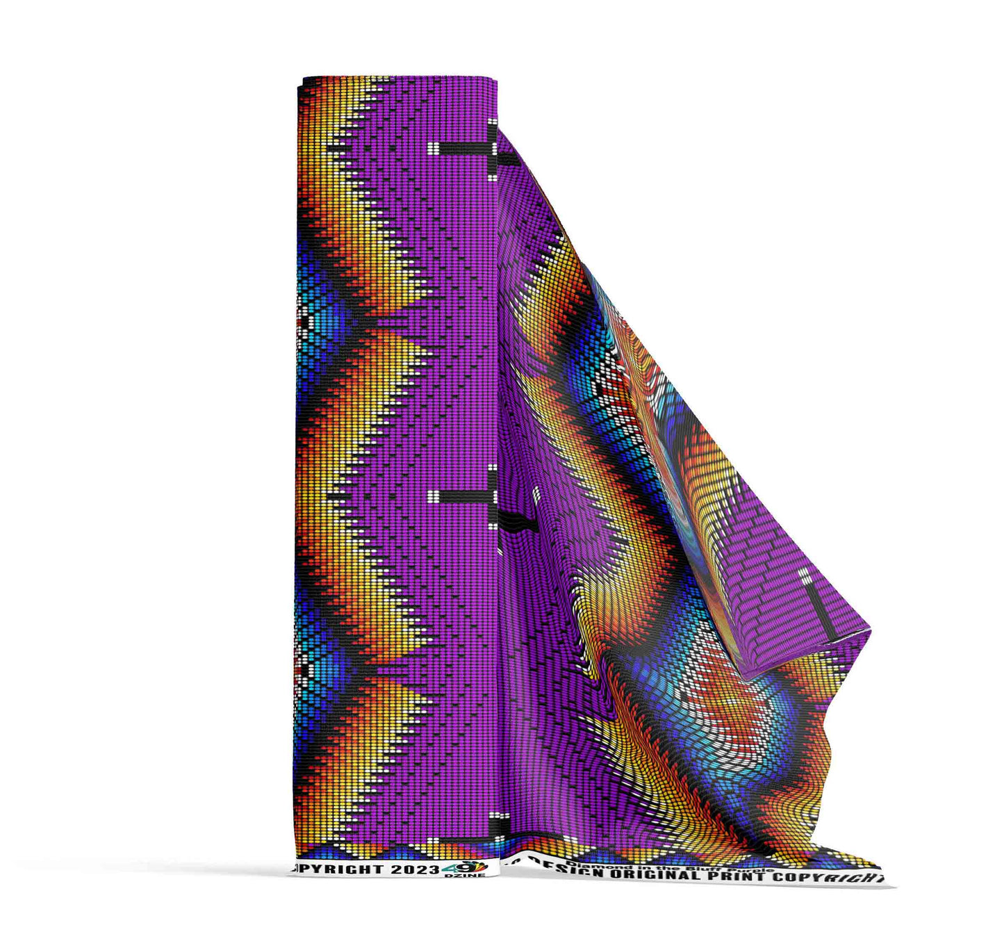 Diamond in the Bluff Purple Fabric