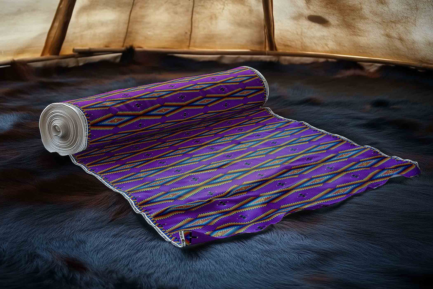 Diamond in the Bluff Purple Fabric