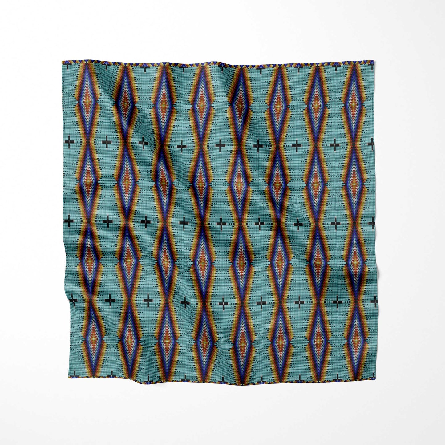 Diamond in the Bluff Turquoise Fabric