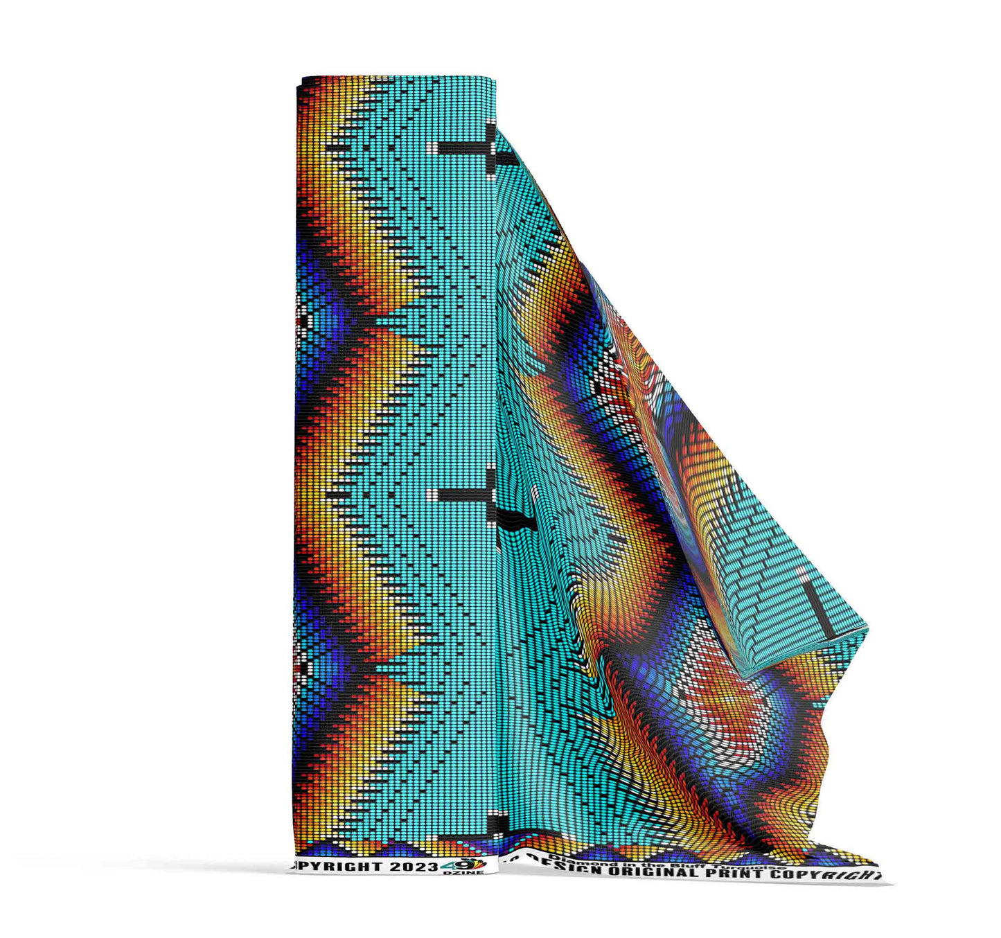 Diamond in the Bluff Turquoise Fabric