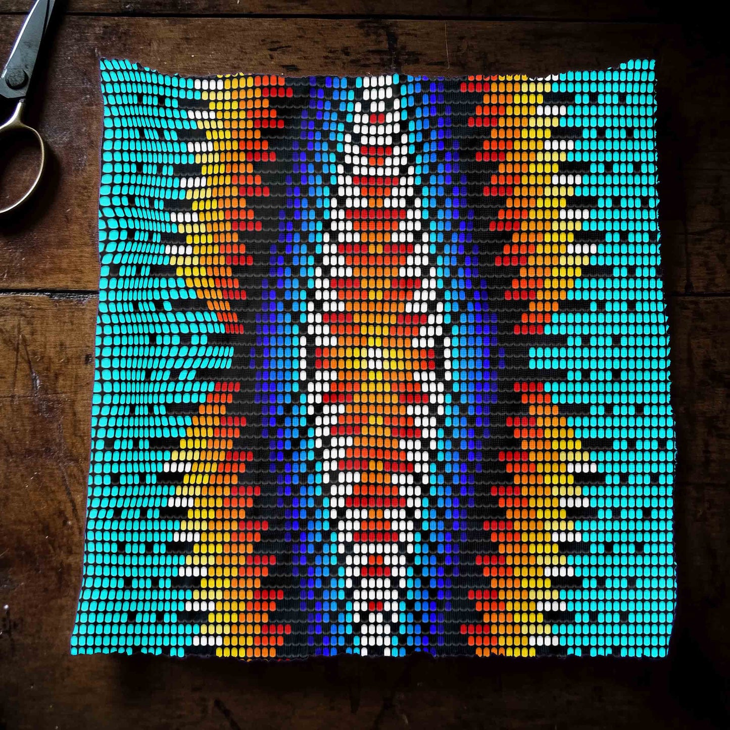 Diamond in the Bluff Turquoise Fabric
