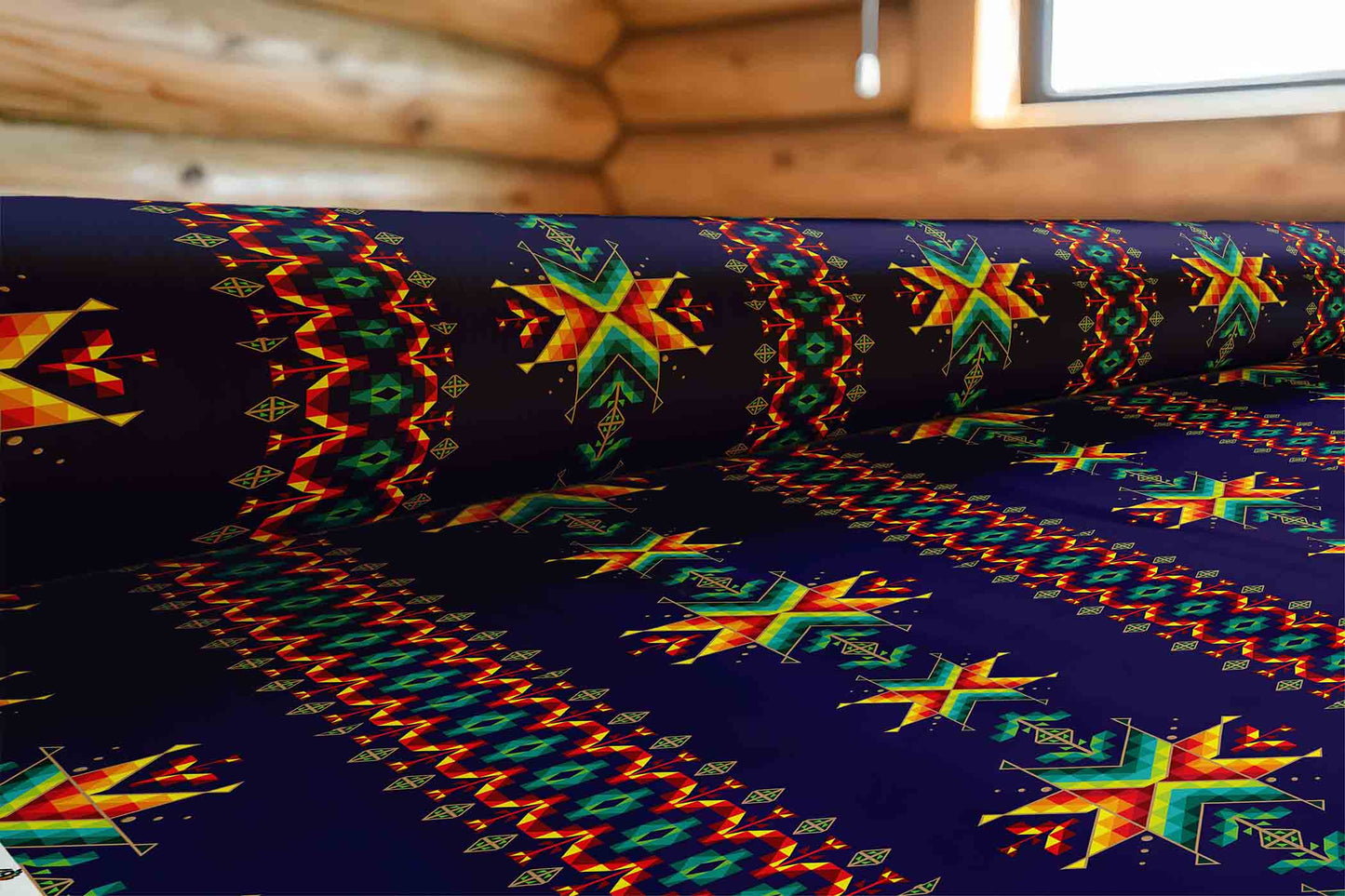 Dreams of Ancestors Indigo Fabric