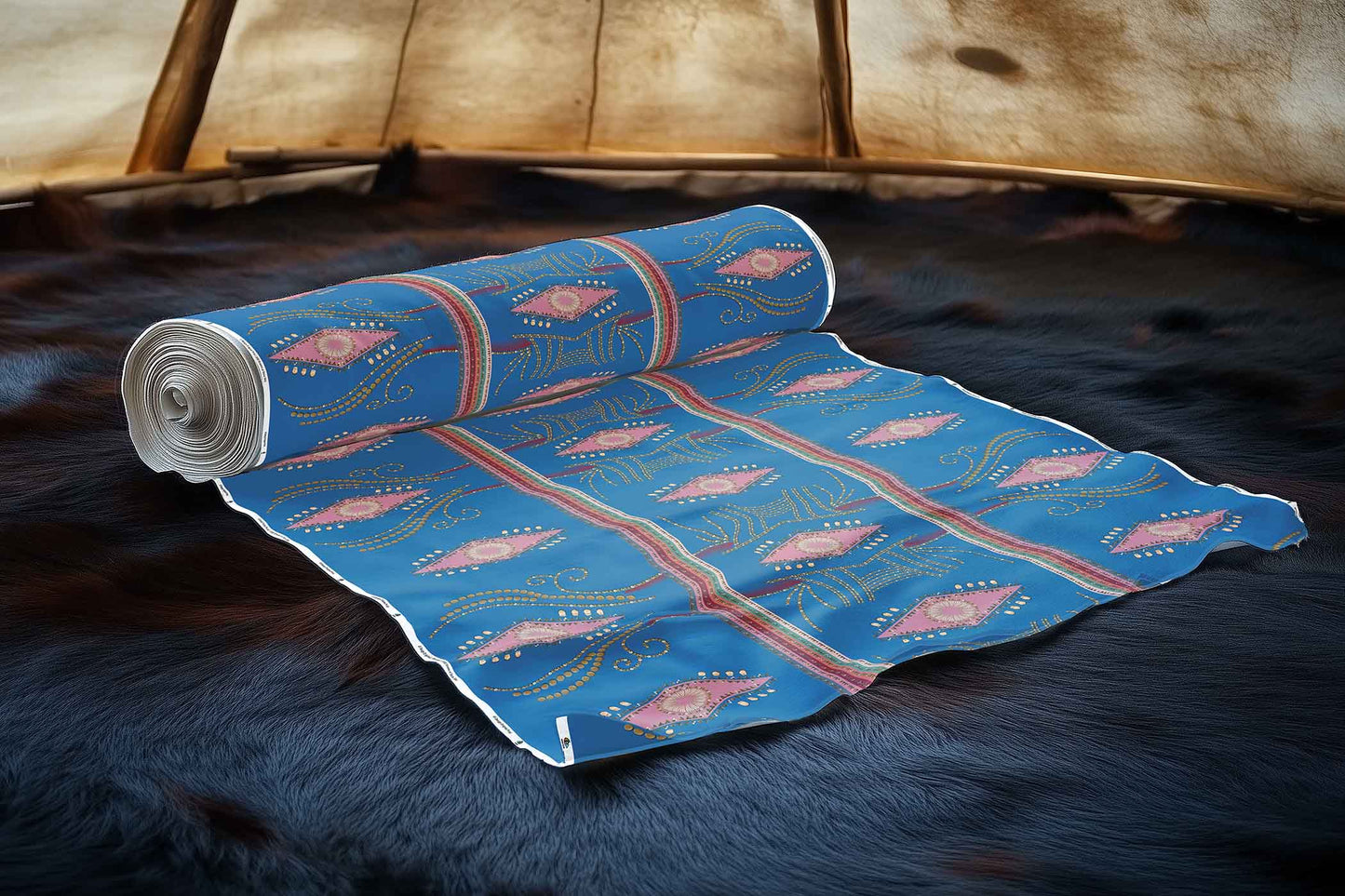 Dreams of Deco Sky Fabric