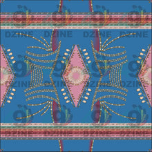 Load image into Gallery viewer, Dreams of Deco Sky Fabric
