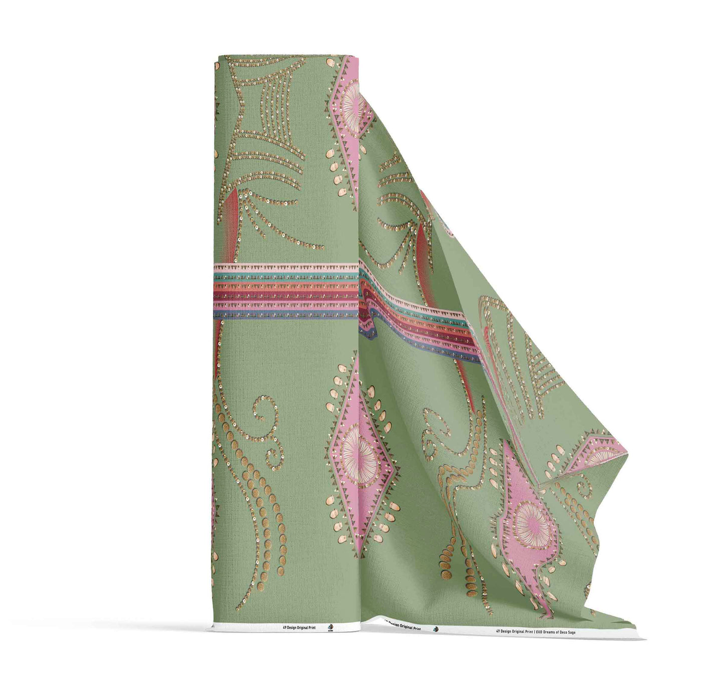 Dreams of Deco Sage Fabric
