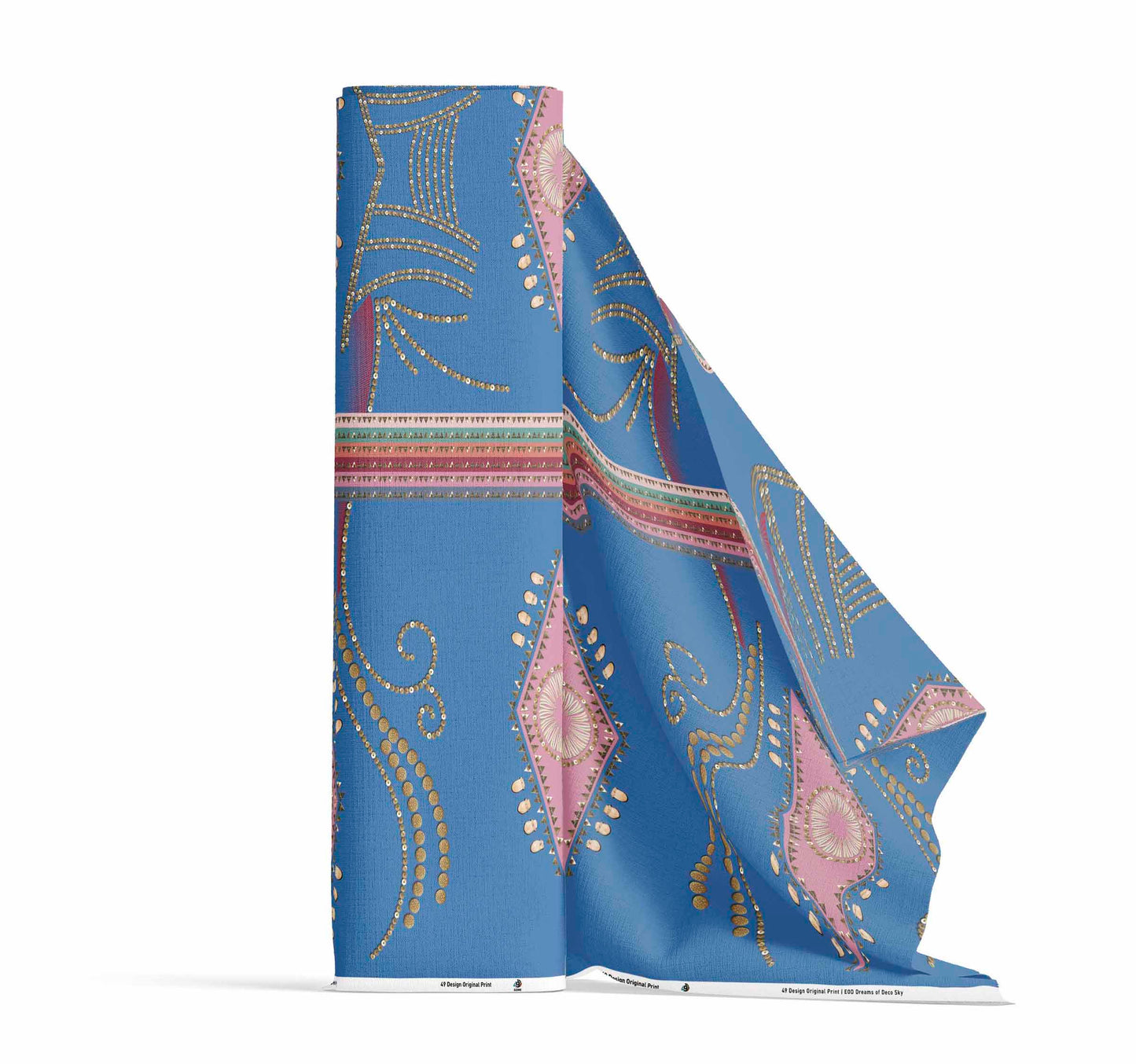 Dreams of Deco Sky Fabric