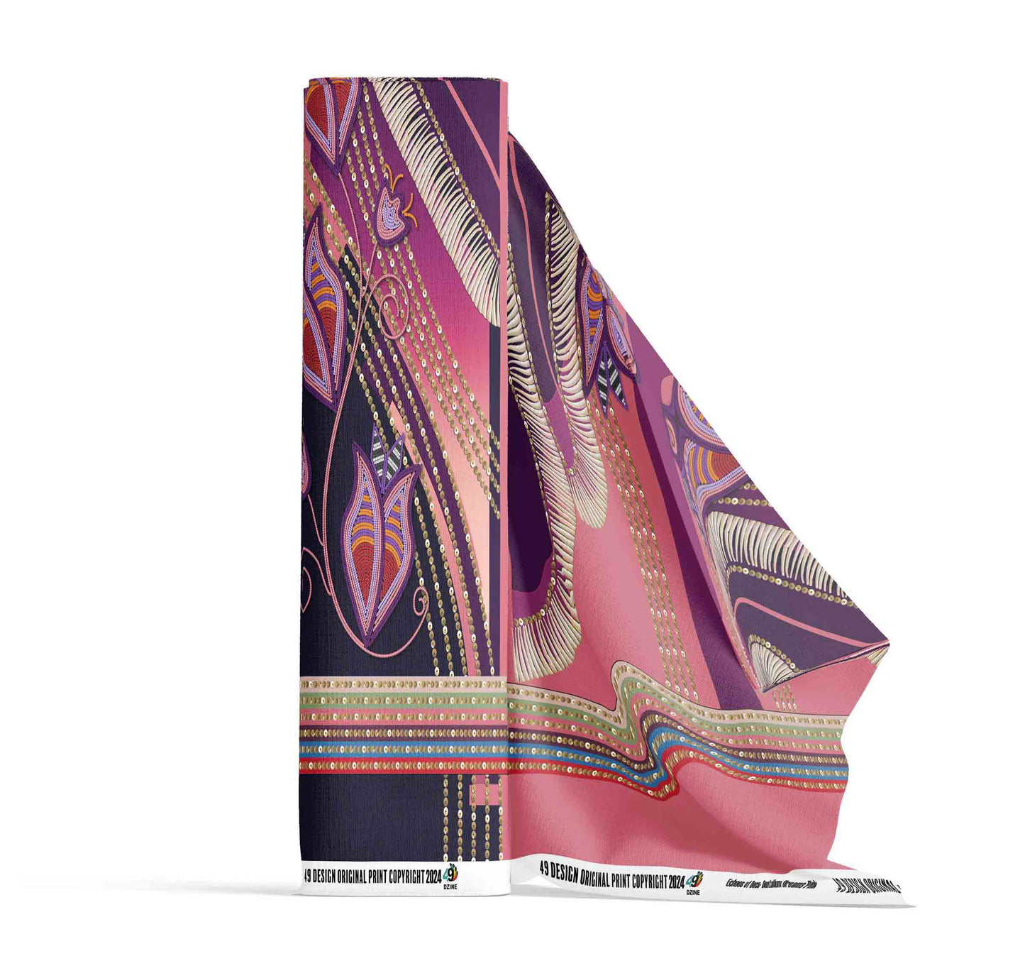 EOD- Dentalium Dreams Pink Fabric