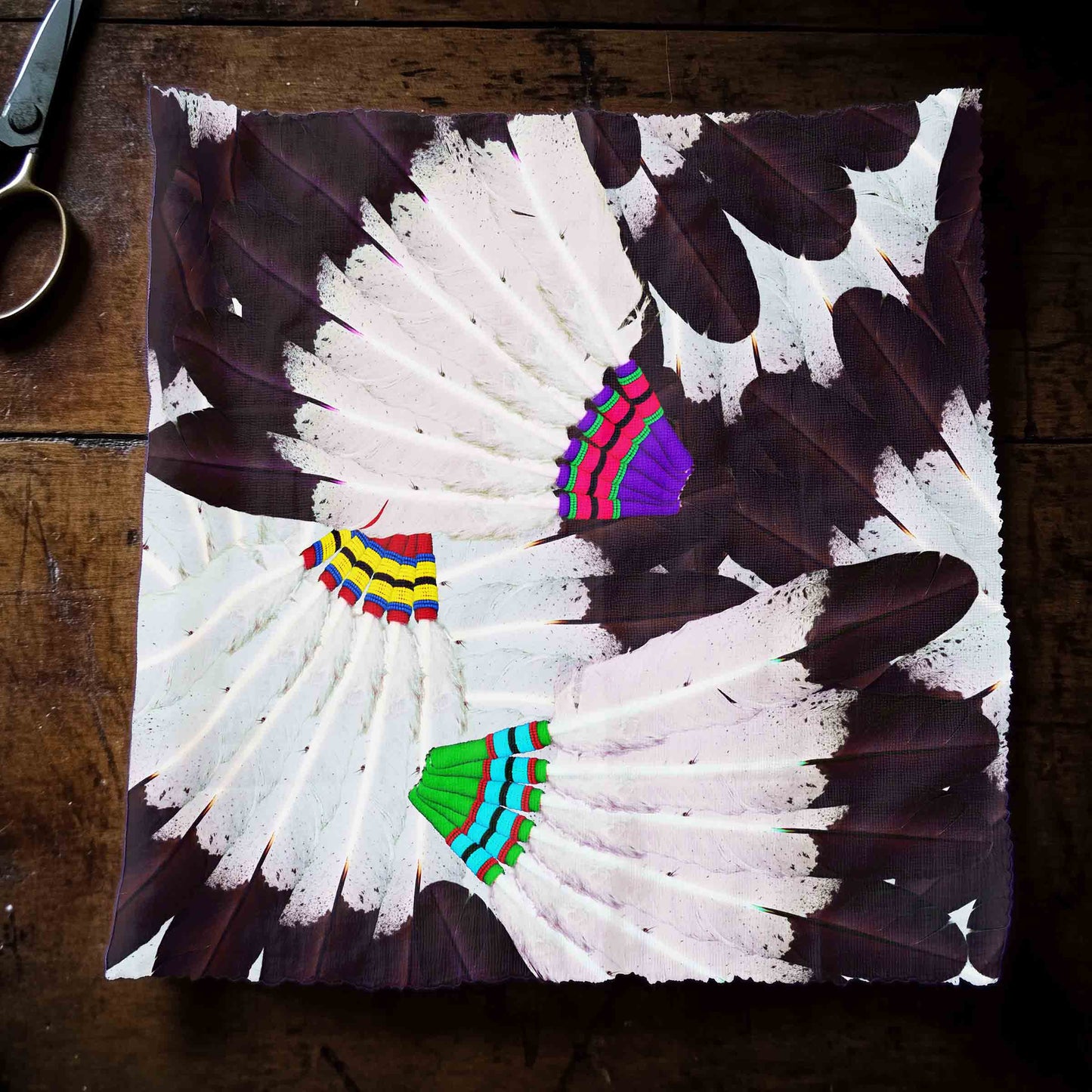 Eagle Feather Fans Fabric