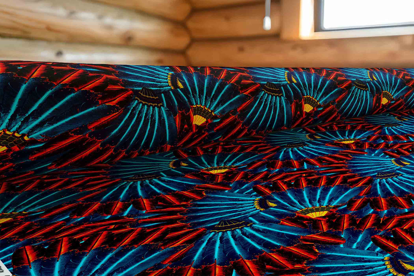 Eagle Feather Fire Fabric