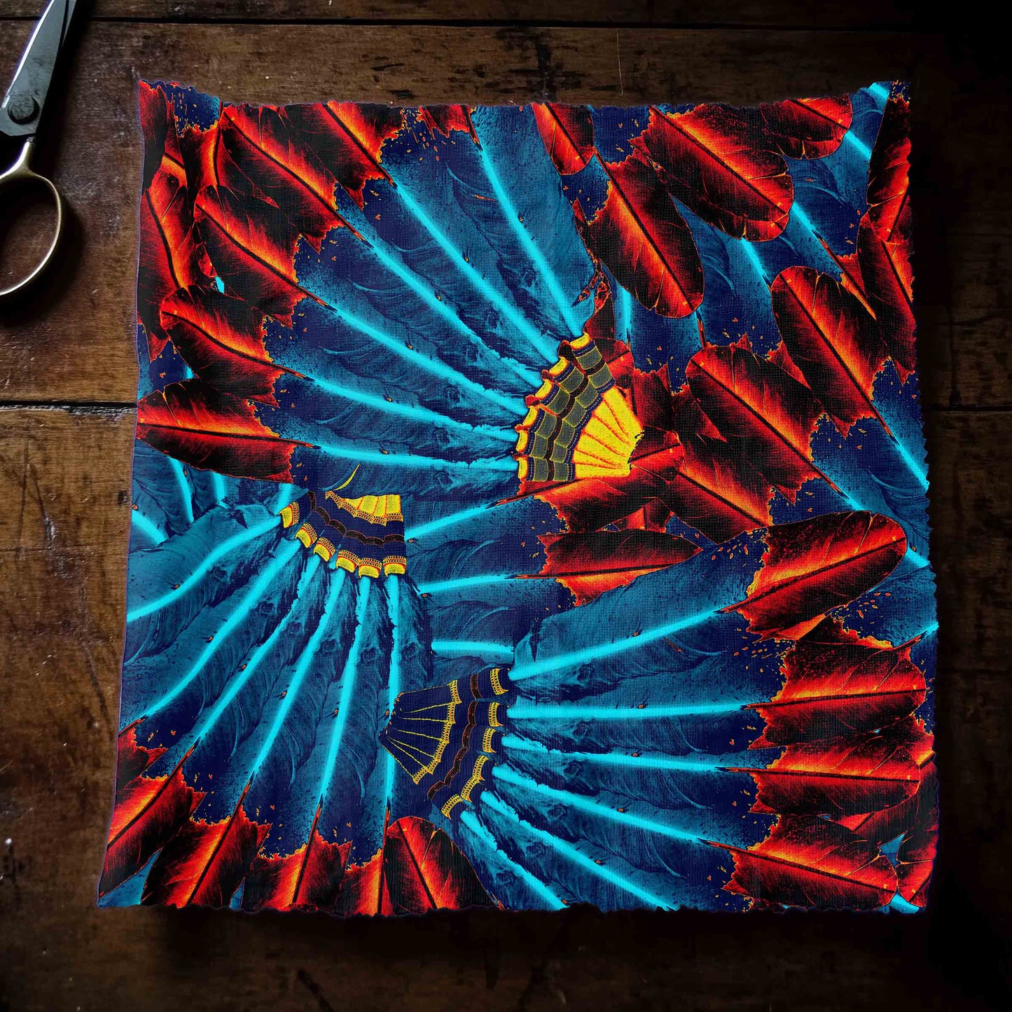 Eagle Feather Fire Fabric
