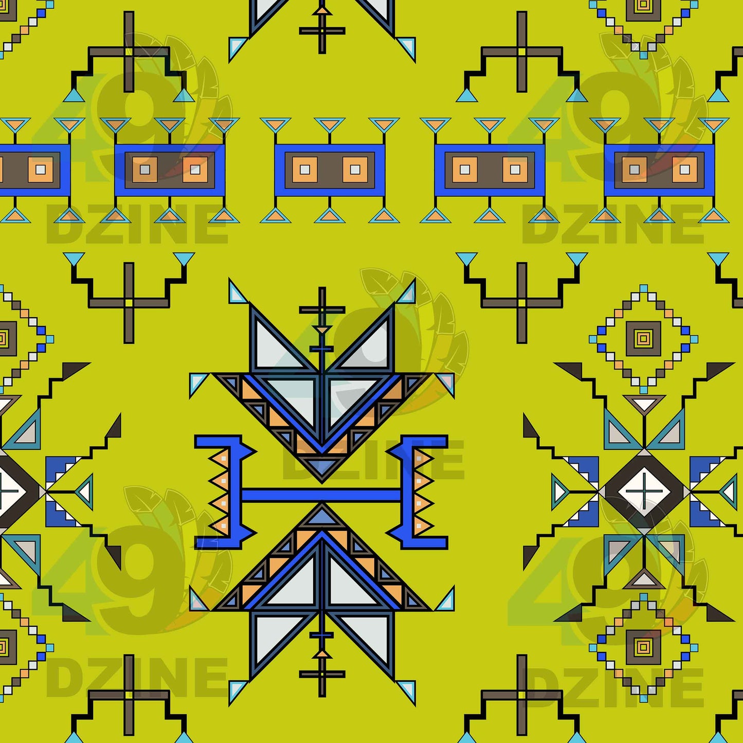 Eagle Strike Lime Fabric