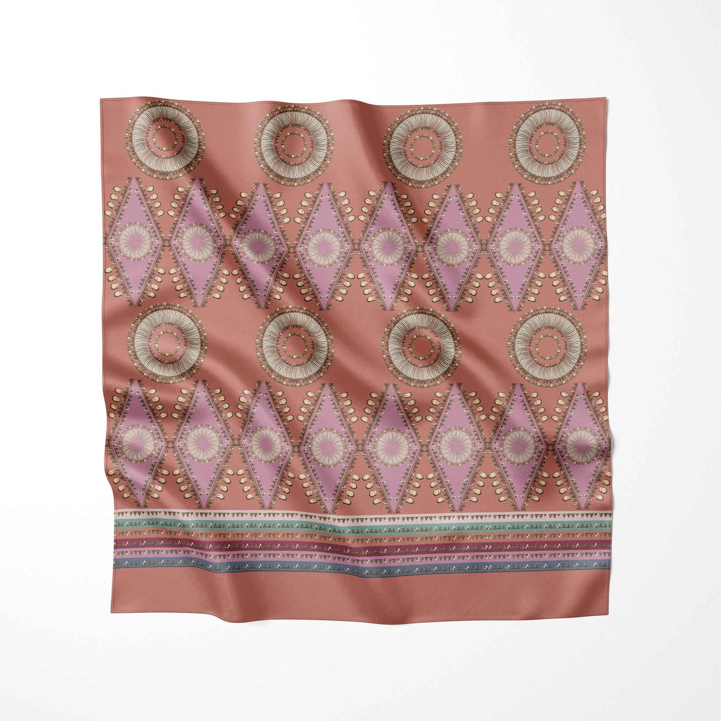 Elk Teeth Honor Orange Fabric