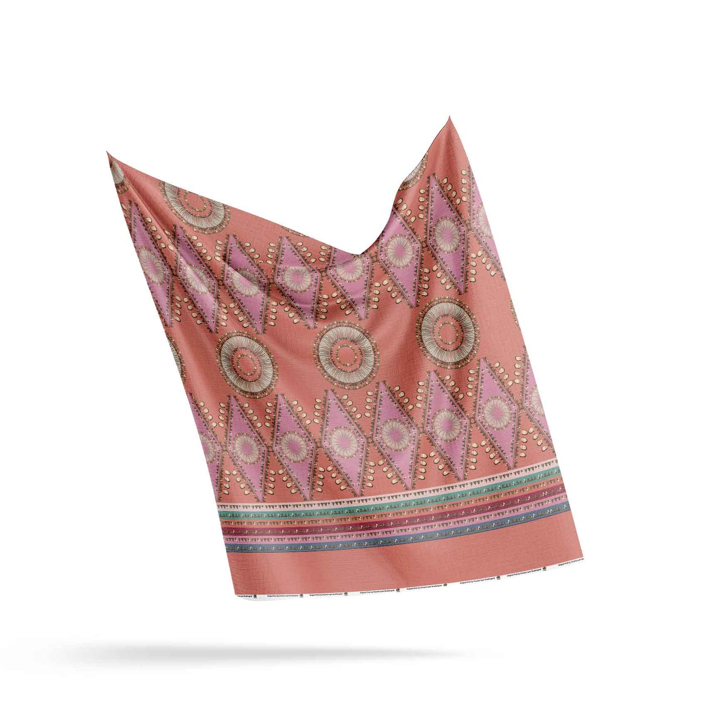 Elk Teeth Honor Orange Fabric