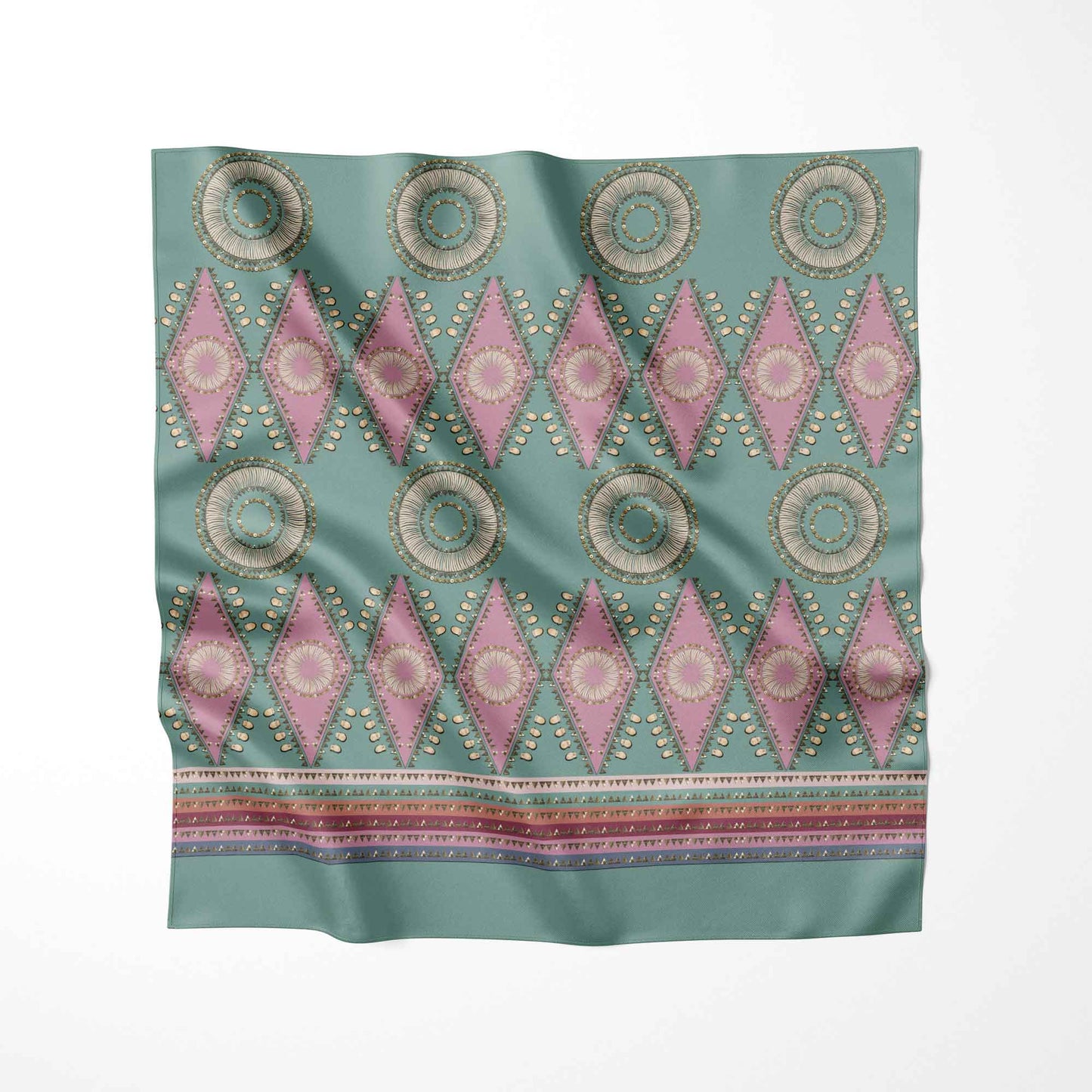 Elk Tooth Honor Sage Fabric