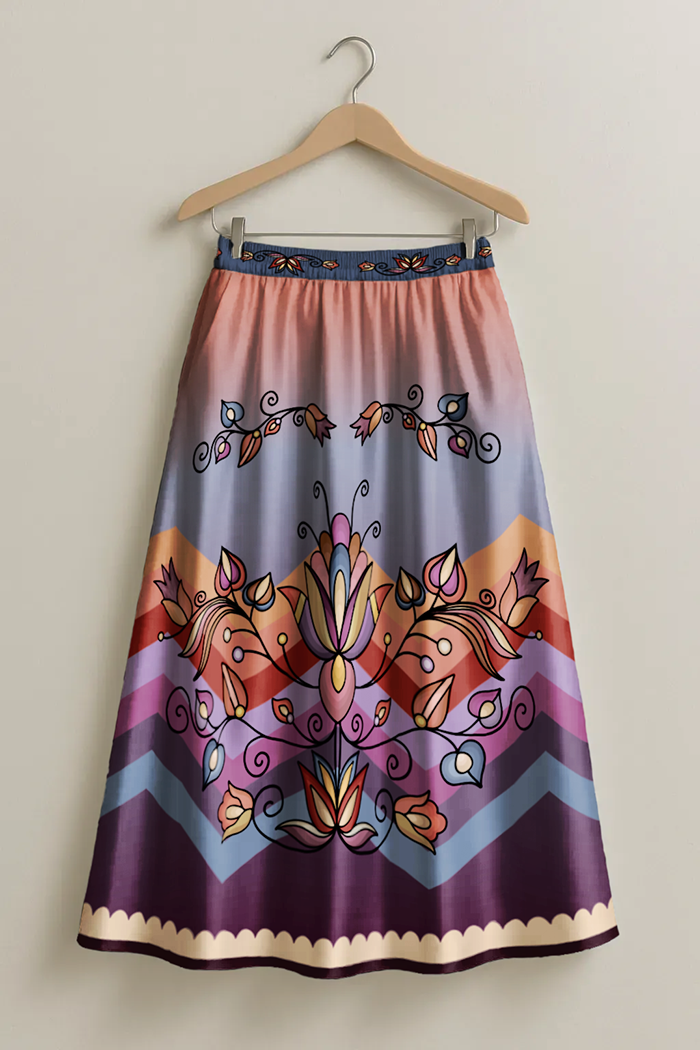 Ember Blossom Skirt