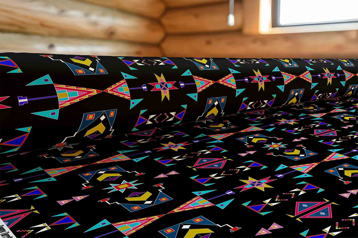 Enemy Territory Black Fabric