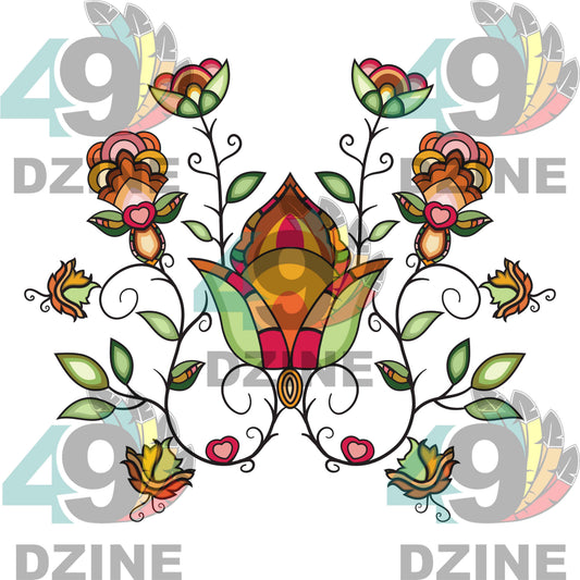 Floral Transfer -  Floral Spirits Rising Various Sizes