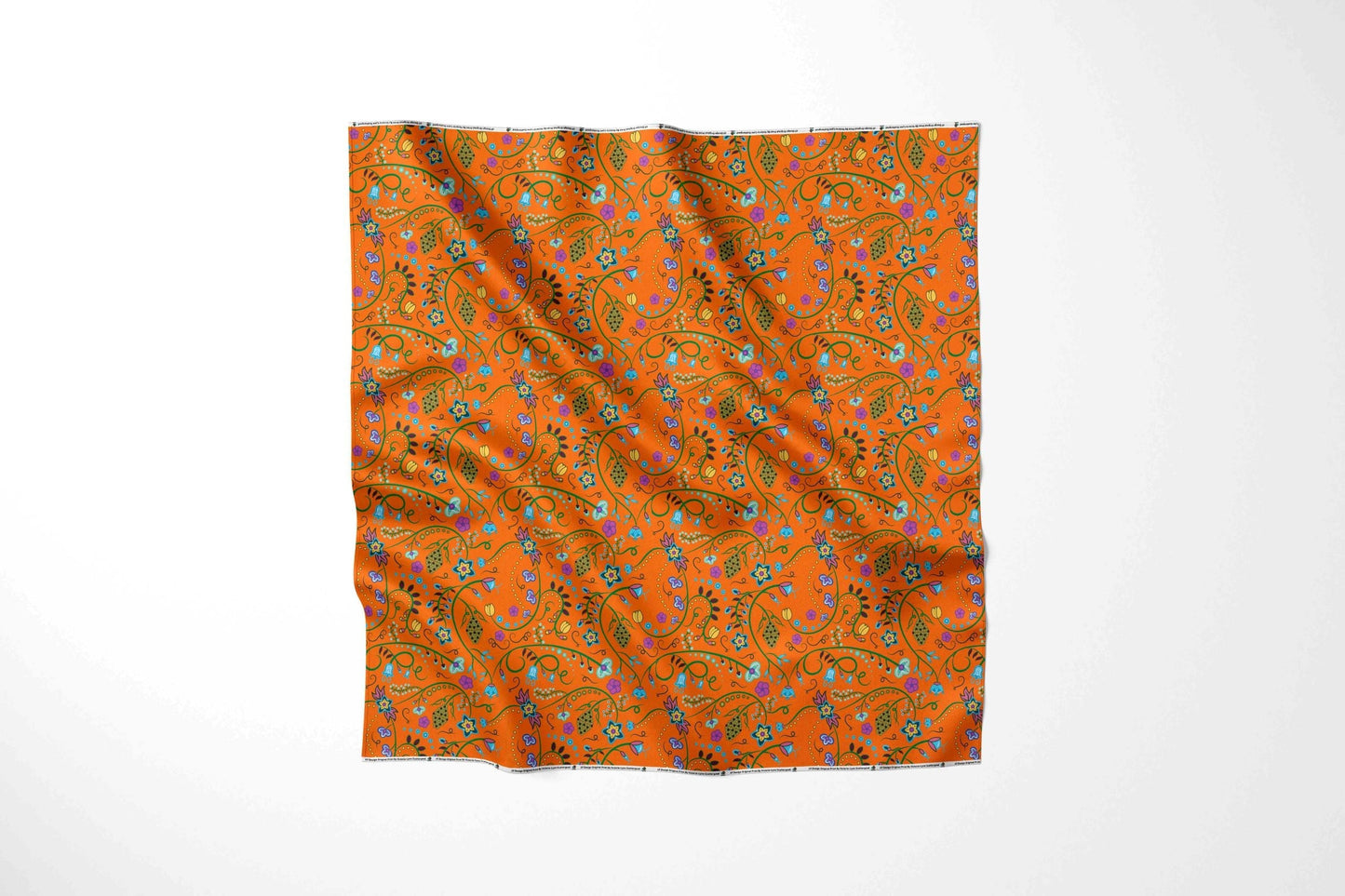 Fresh Fleur Carrot Fabric