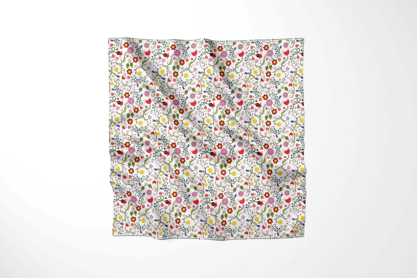 Nipin Blossom White Fabric