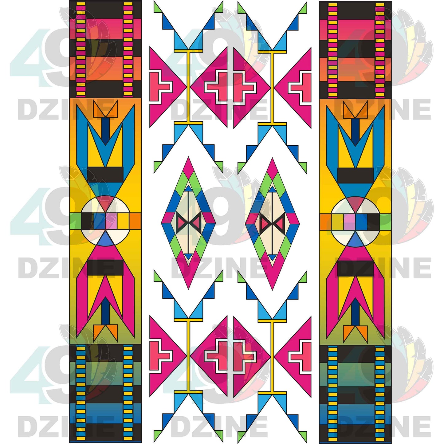 Fancy Dancer 1 Geometric