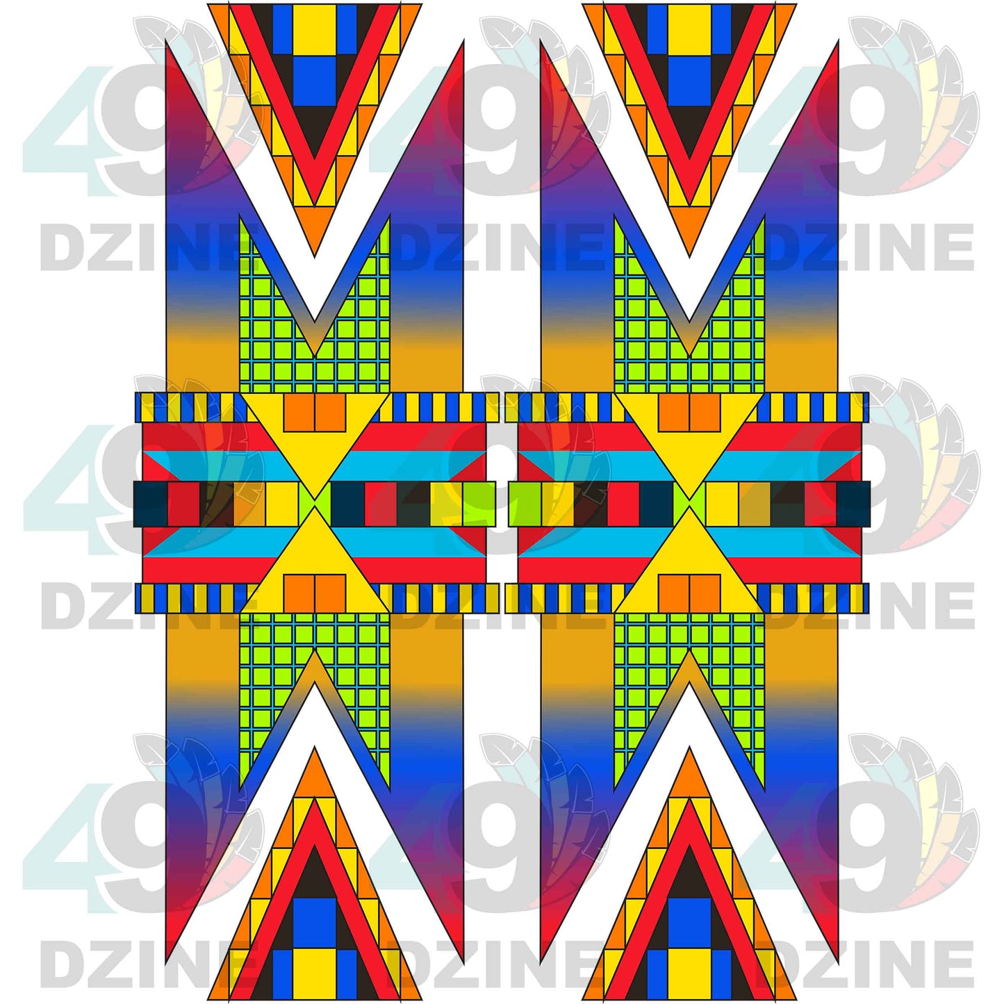 Fancy Dancer 10 Geometric