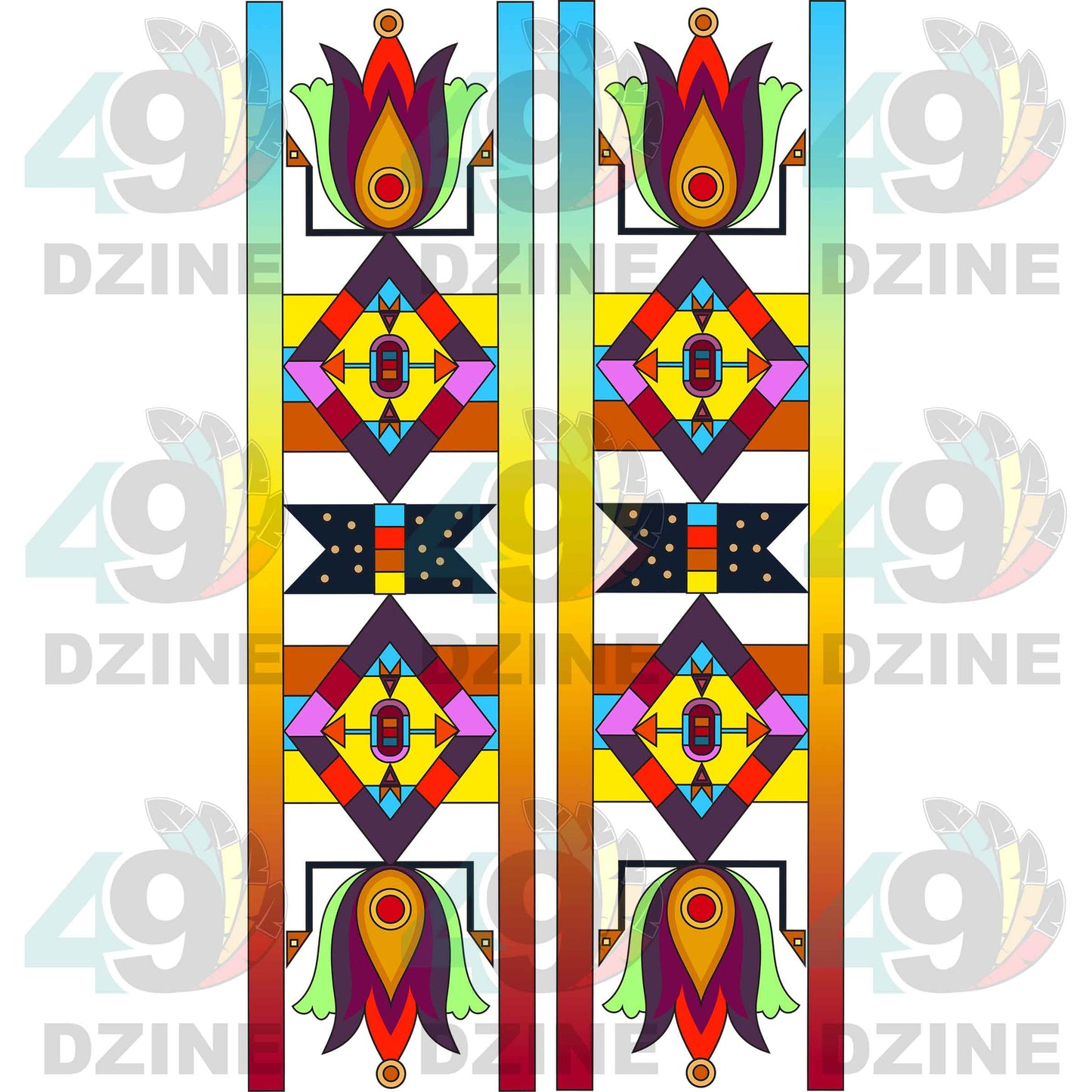 Fancy Dancer 17 Geometric