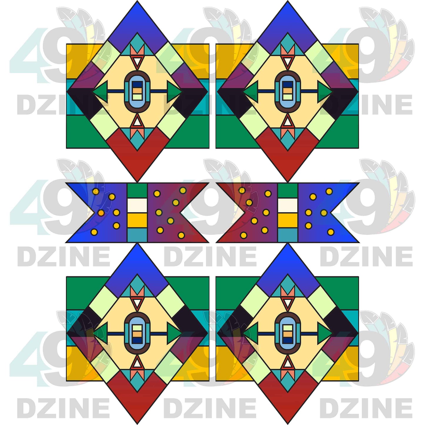 Fancy Dancer 2 Geometric