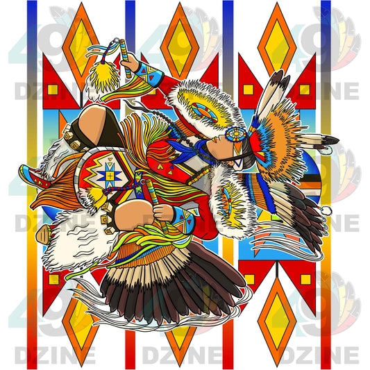 Fancy Dancer 3 Geometric