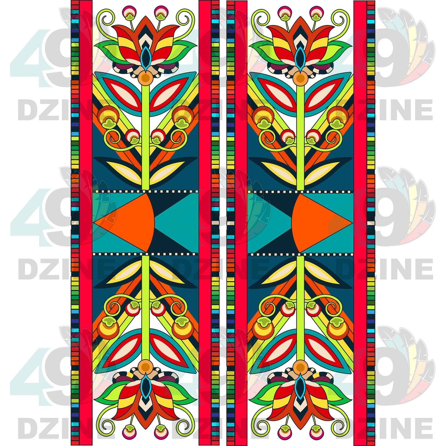 Fancy Dancer 7 Geometric