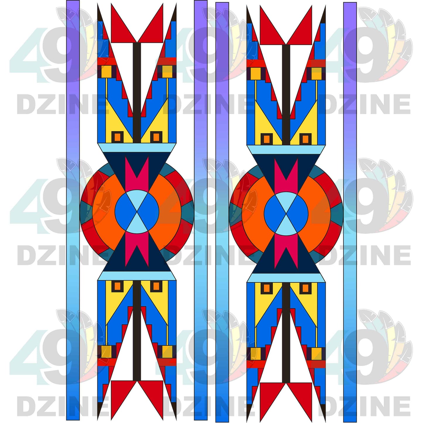 Fancy Dancer 8 Geometric