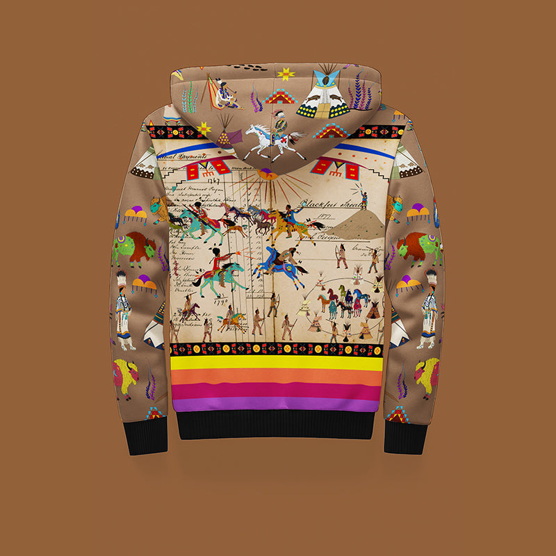 Fierce Alliances Chesnut Sherpa Hoodie