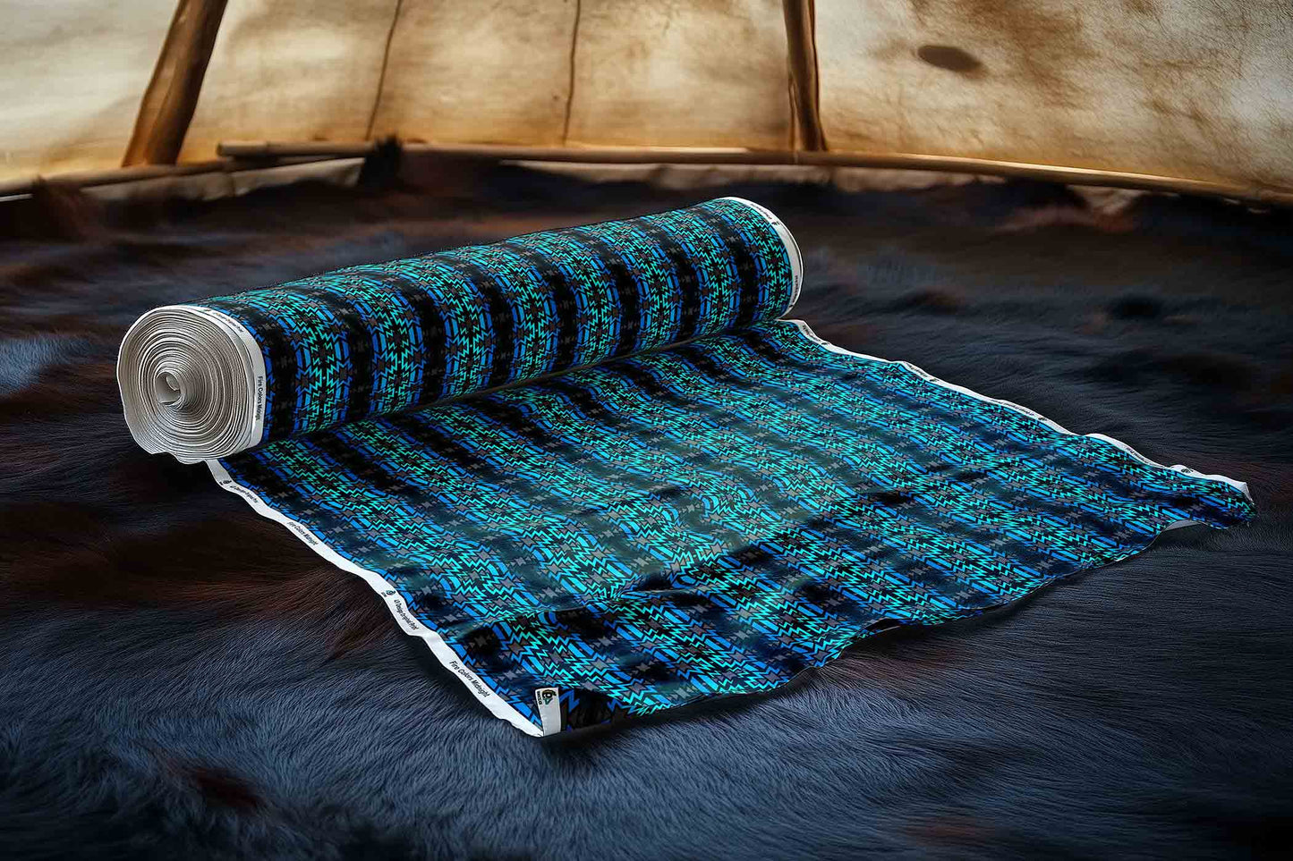 Fire Colors Midnight Fabric