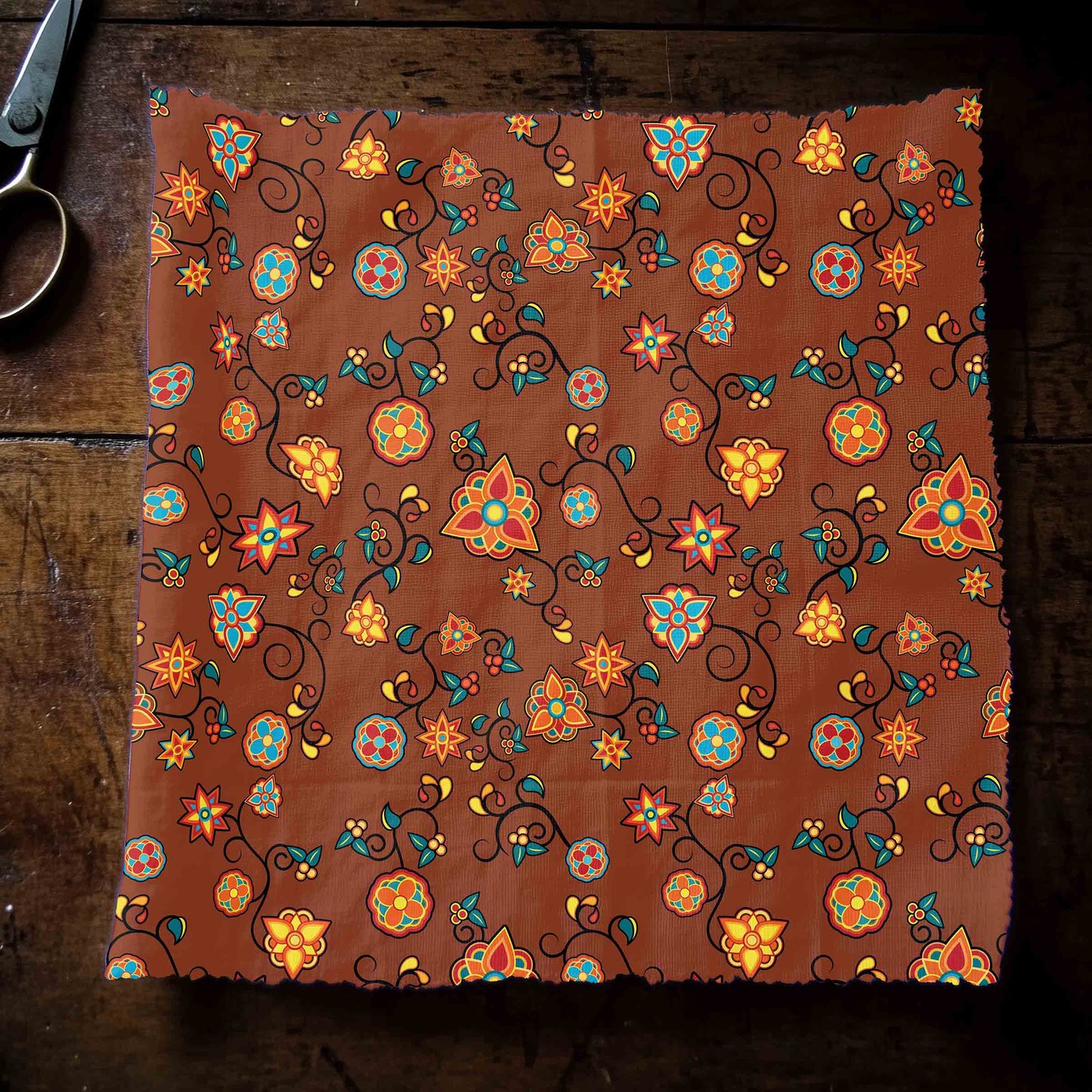 Fire Bloom Shade Fabric