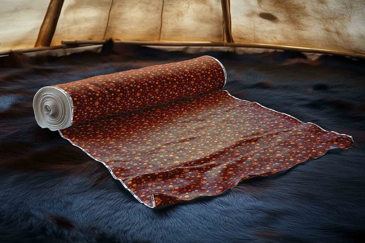Fire Bloom Shade Fabric