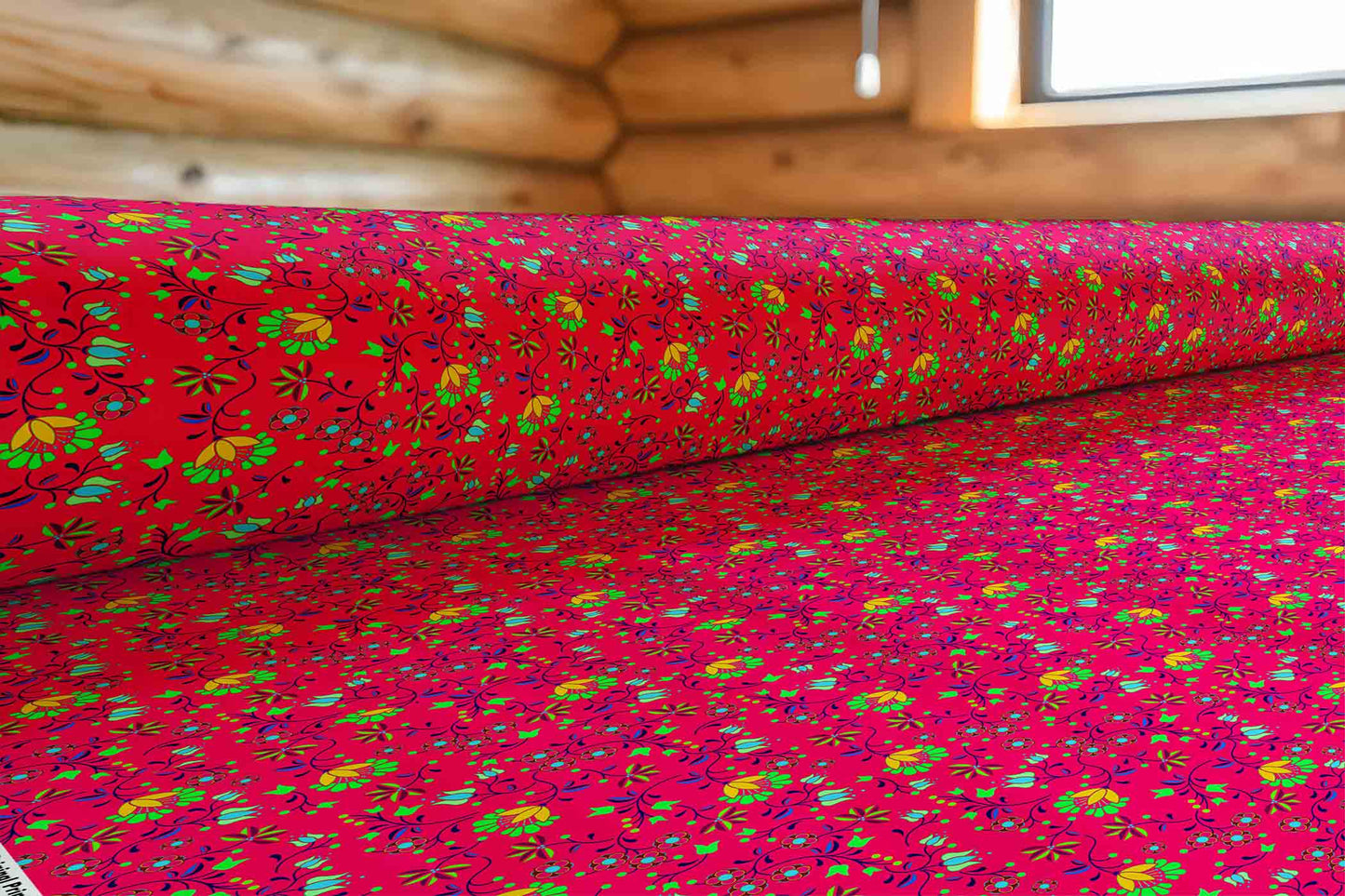 Fleur Indigine Rouge Fabric