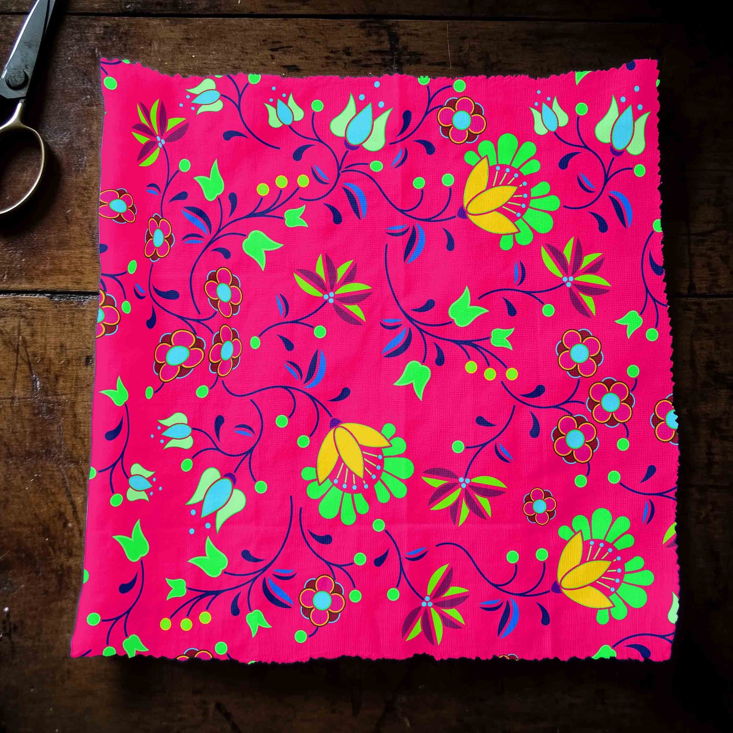 Fleur Indigine Rouge Fabric