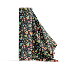 Load image into Gallery viewer, Floral Bounty Black Fabric
