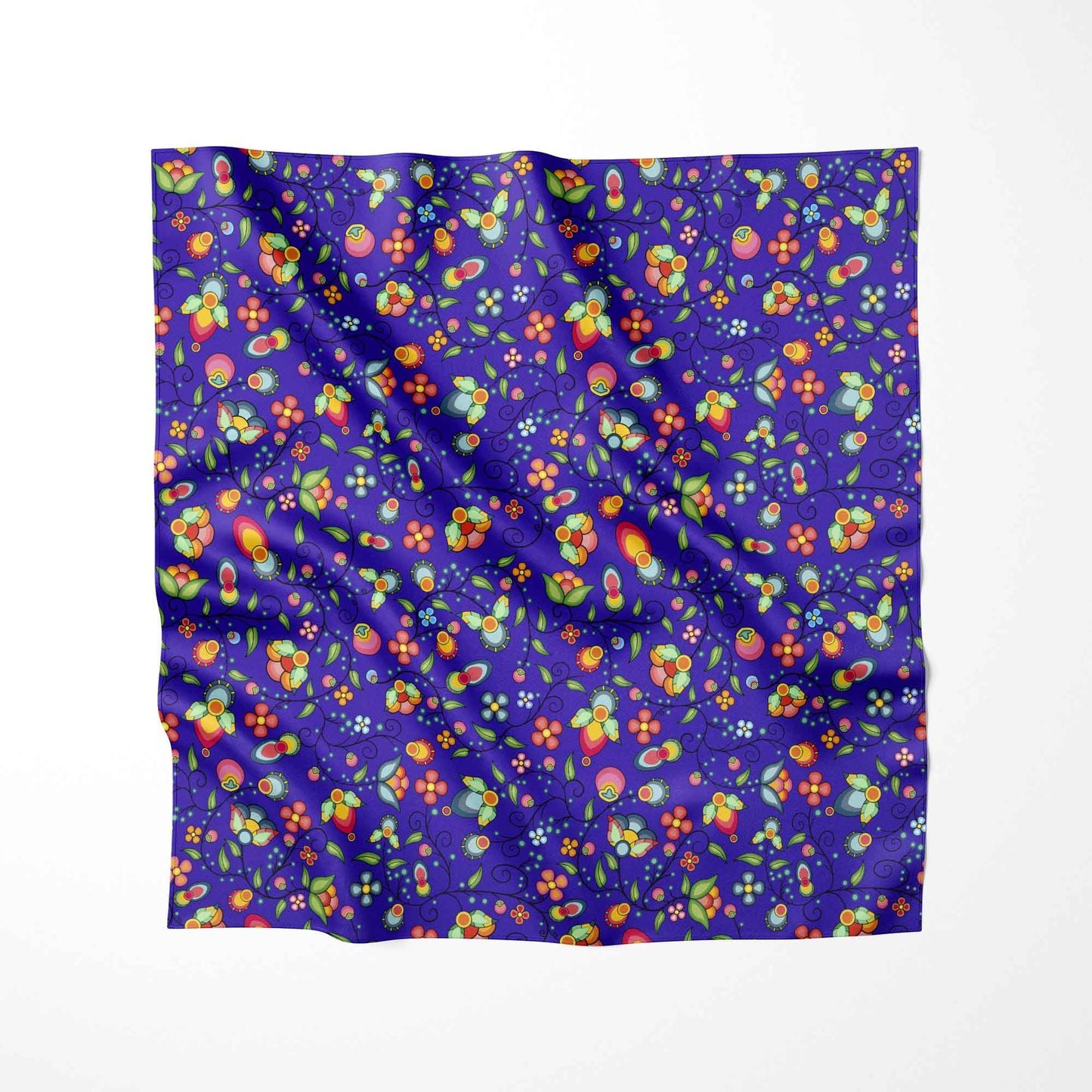 Floral Bounty Blue Fabric