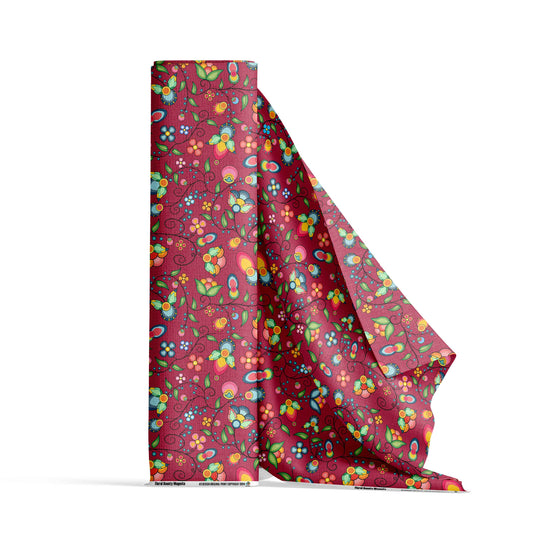 Floral Bounty Magenta Fabric