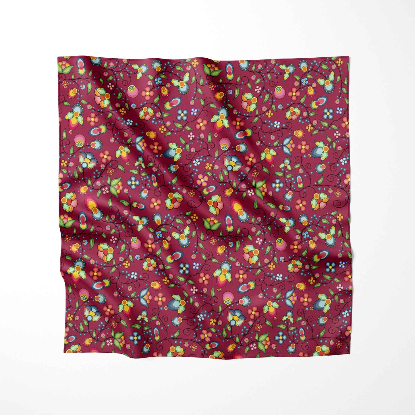 Floral Bounty Magenta Fabric