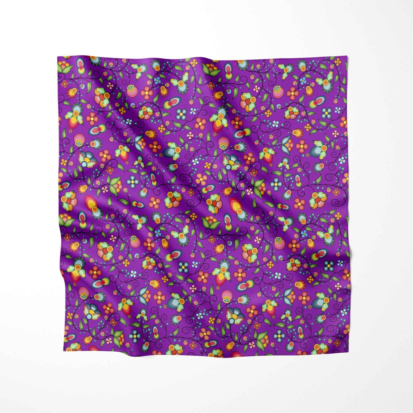 Floral Bounty Purple Fabric