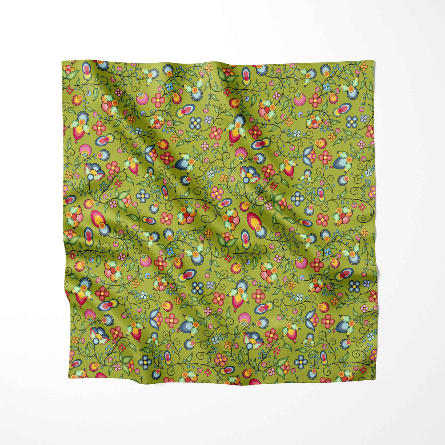 Floral Bounty Sweetgrass Fabric