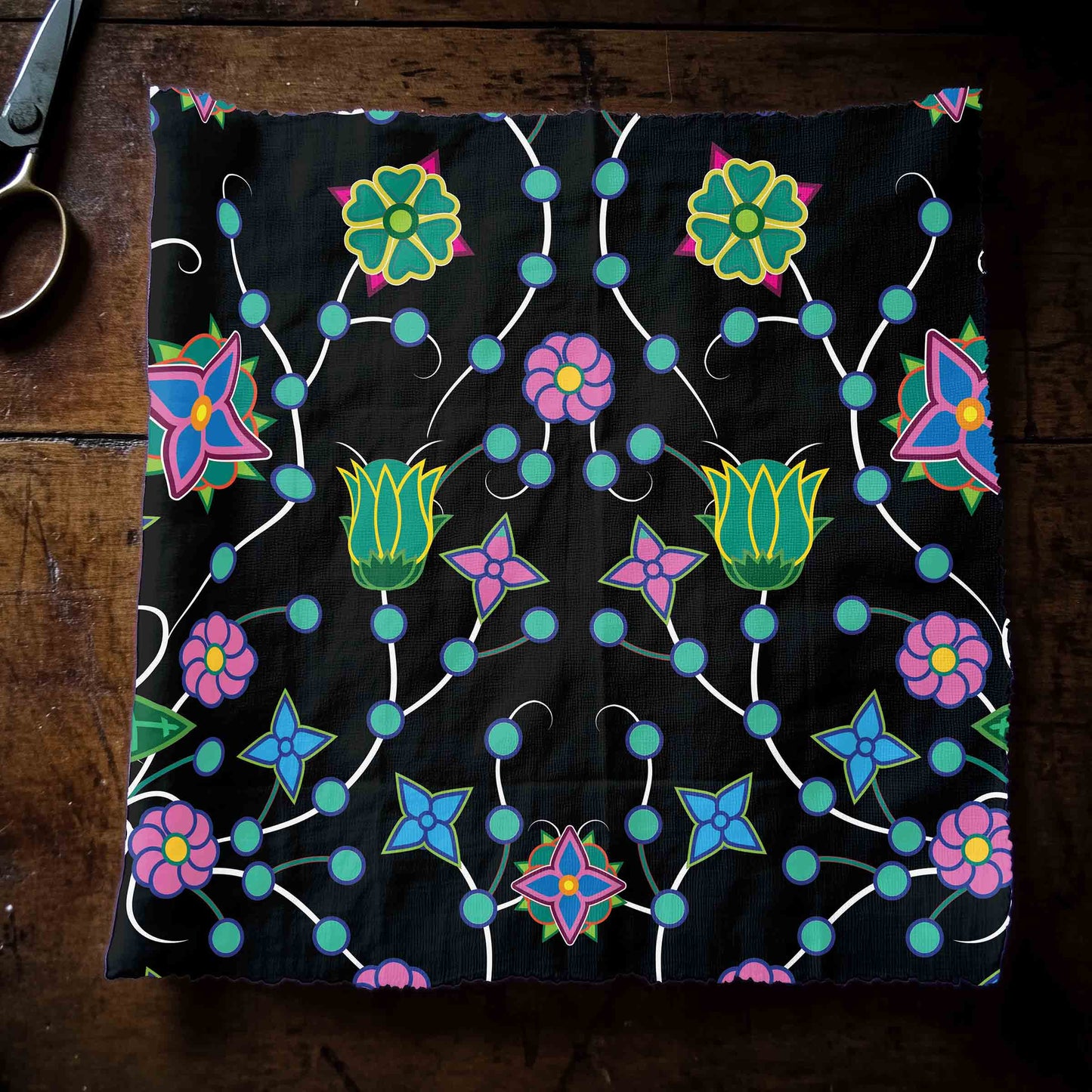 Floral Damask Garden Fabric