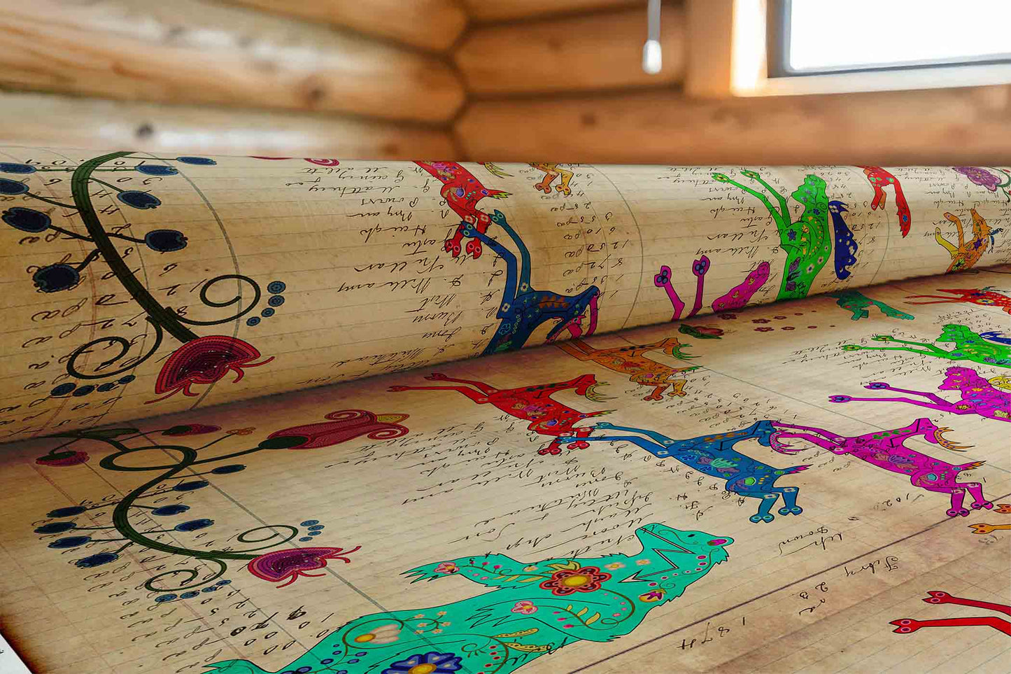 Floral Ledger Prairie Pursuit Fabric