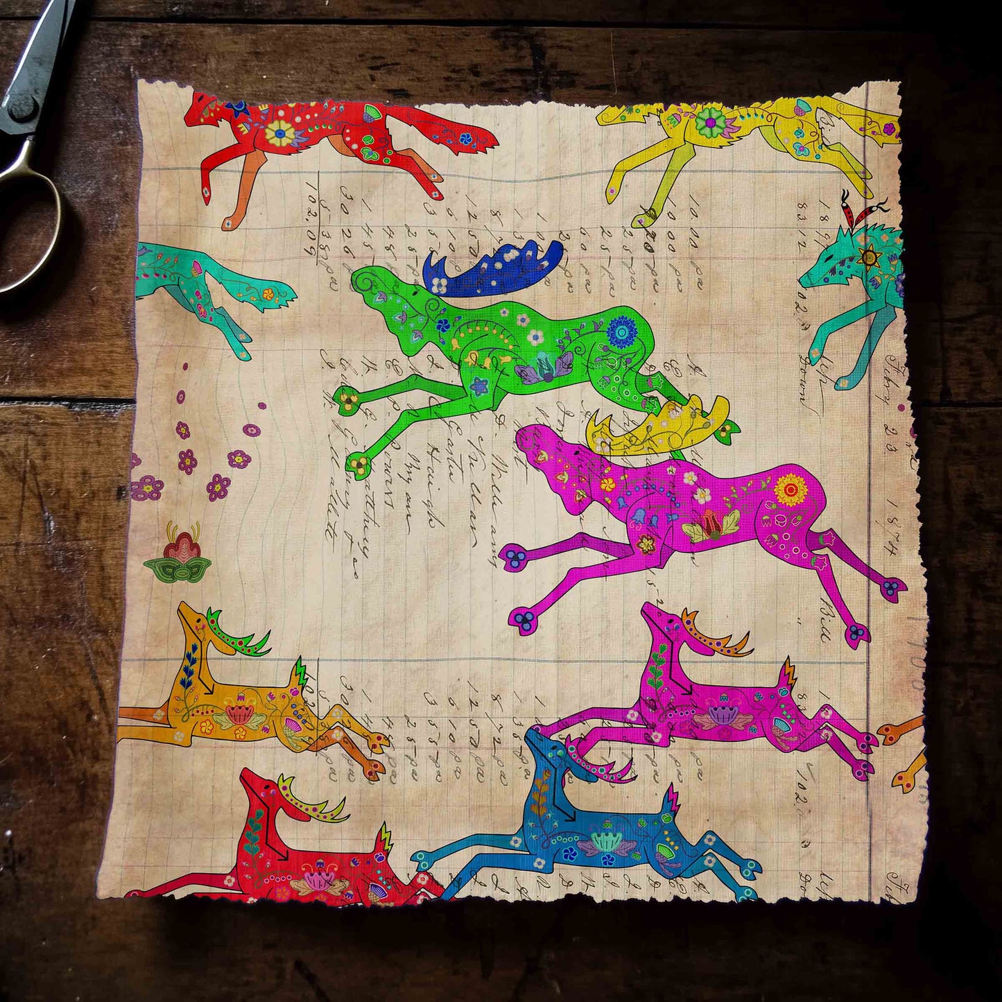 Floral Ledger Prairie Pursuit Fabric