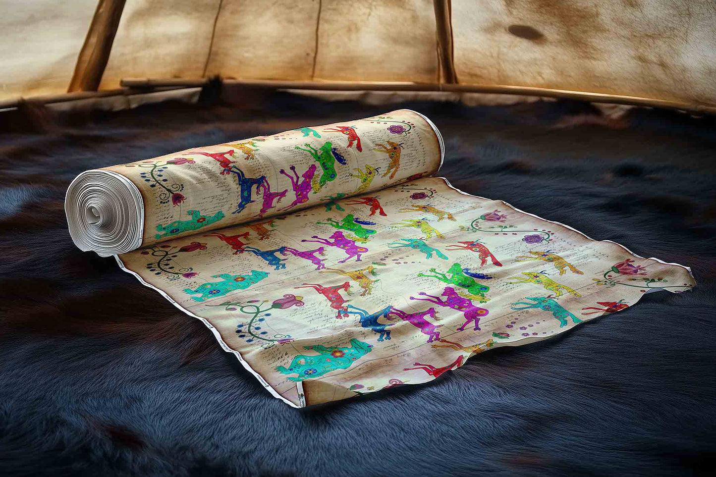 Floral Ledger Prairie Pursuit Fabric